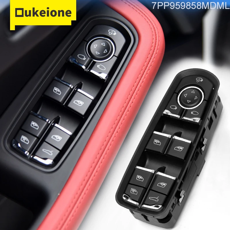 Master Driver Side Power Window Switch Car Closing Window Panel Switch Parts For Porsche Panamera Cayenne Macan 7Pp959858Mdml