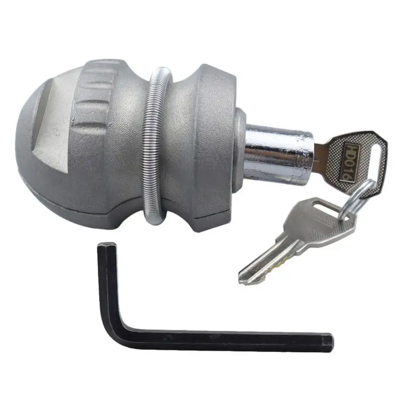 

Trailer Coupling Lock Anti-Theft Universal Connector Coupling Ball Lock Vertical Design Connection Accessory For Boats Caravans