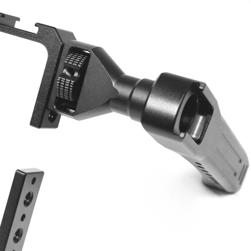 Dual Handles Phone Video Cage Rig Handheld Stabilizer Grip für iPhone Android Smartphone, Filmmaking Vlog Mount – Detail 10