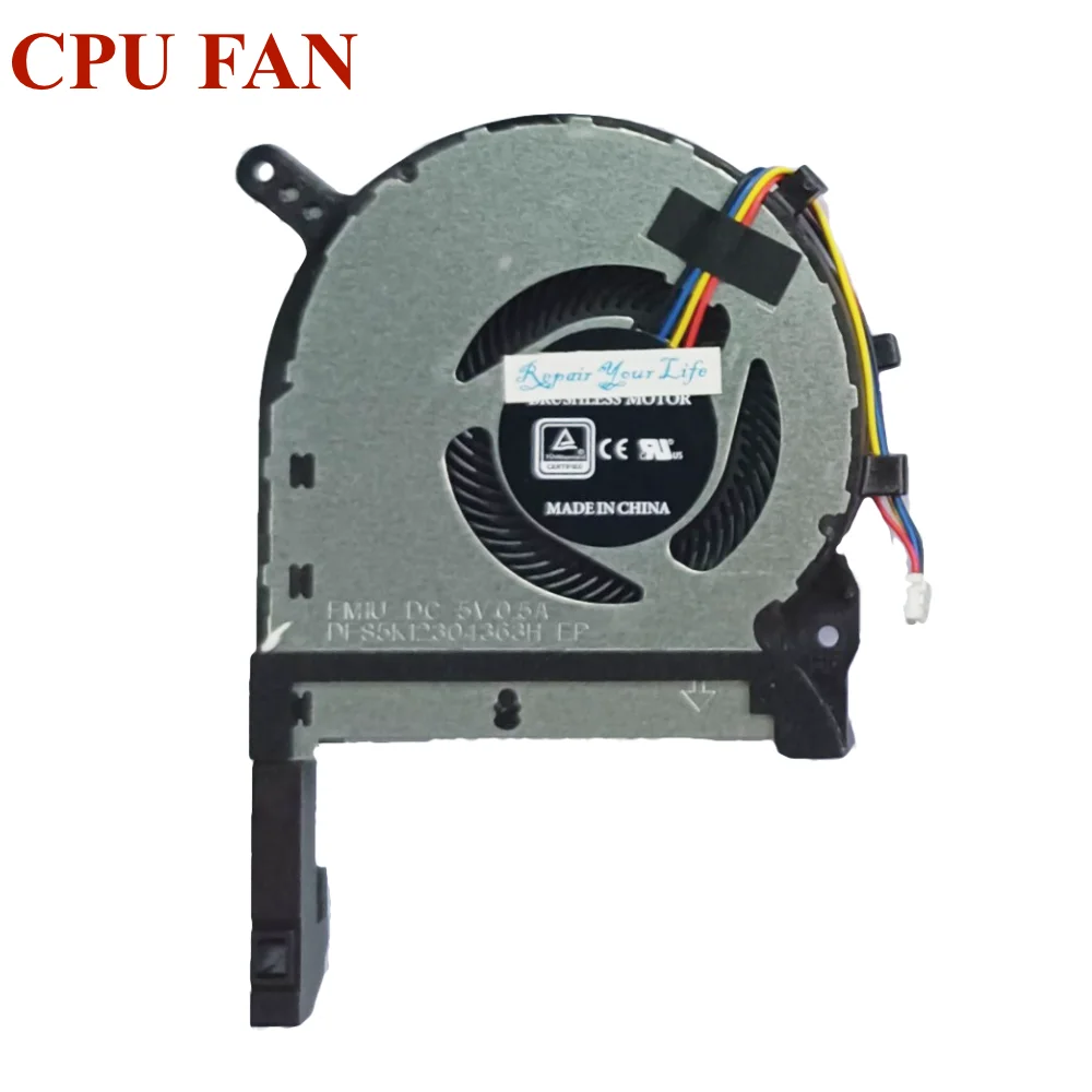 Gpu Cpu Ventilador de Refrigeração para Asus Tuf Gaming A15 Fa506iv Fa506iu Fa506ih Fx506 iu Fx506lh Cooler Radiador Laptop Parts 13nr00s0m09011 - Imagem 2