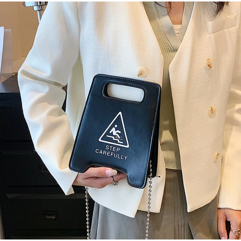 

Женская сумка-мессенджер из искусственной кожи, с цепочкой