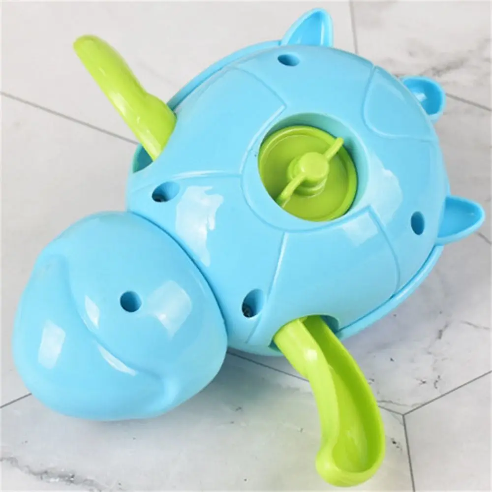 Clockwork Tortoise Water Toy Swim Turtle Bright Colors Wind Up Animal Tortoise Safe Plastic Cute Cartoon Baby Bath Toys