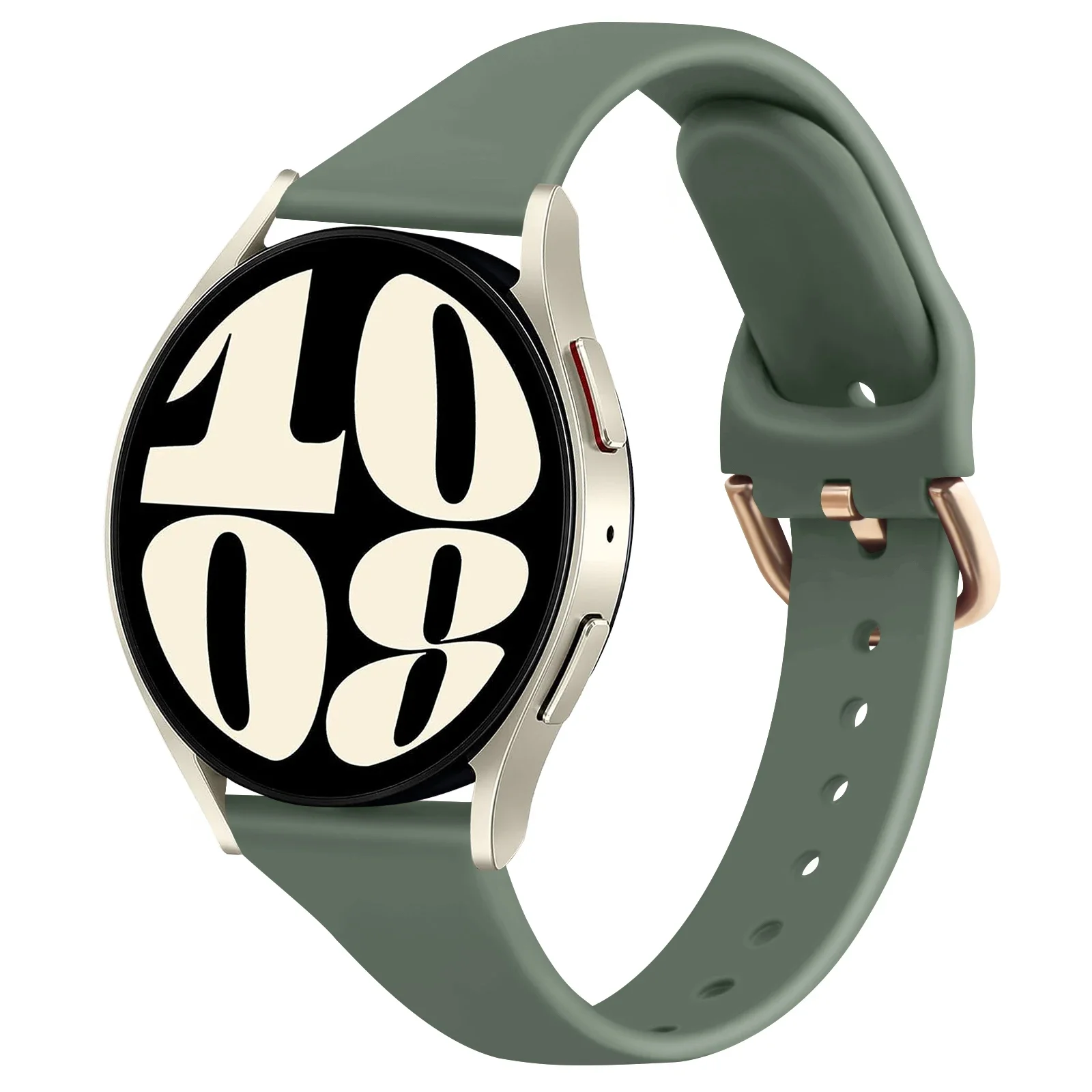 Slim Silicone Watch Band - 20mm Strap