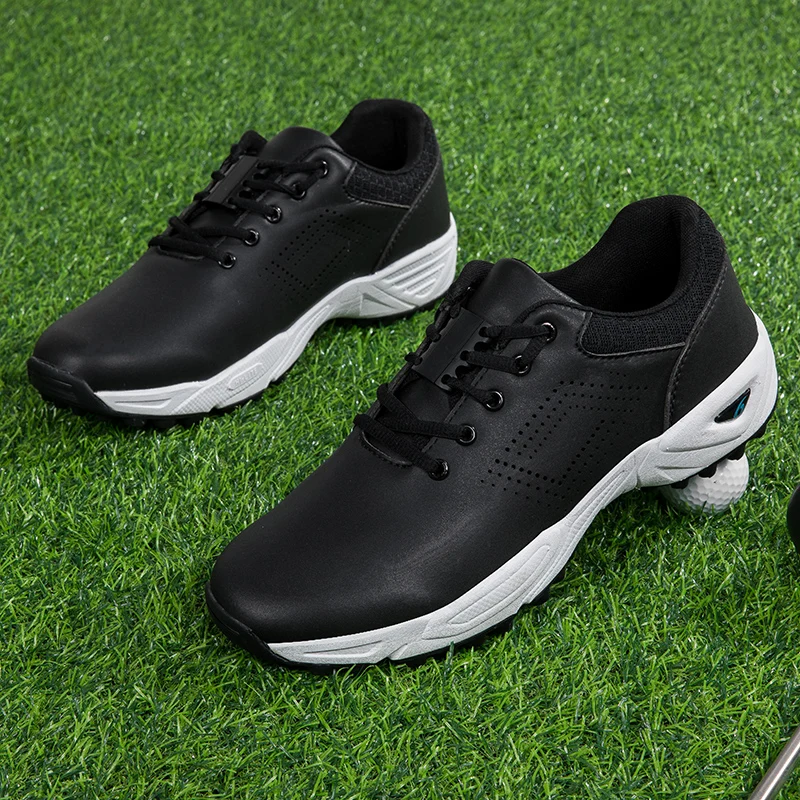 Men's Golf Shoe Outdoor Lightweight Golf Shoe Golf Player Classic Men's Comfort Training Shoe Size 40-46