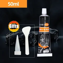 Waterproof High Temperature Resistant Tire Repair Adhesive - Black Rubber Glue (50ml)