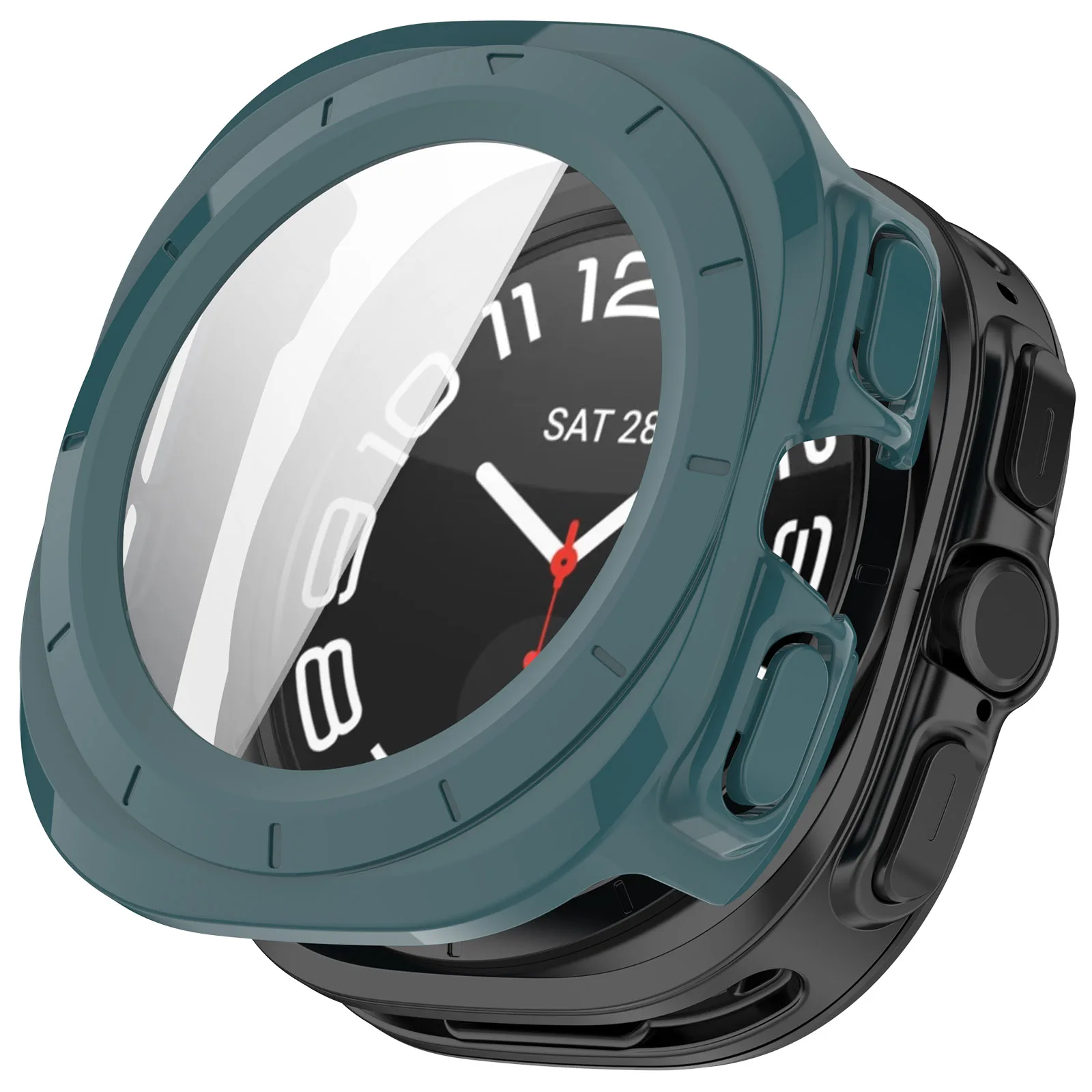 Galaxy Watch 7 Ultra Protective Case & All-Inclusive Tempered Glass Screen Protector