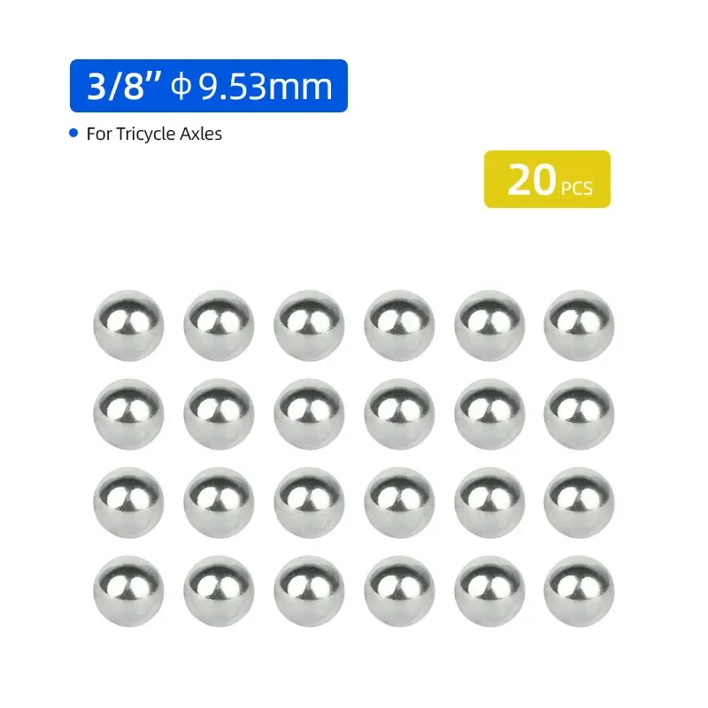 ROULEMENT À BILLES en acier pour vélo Roue pièces de rechange 3 mm 60