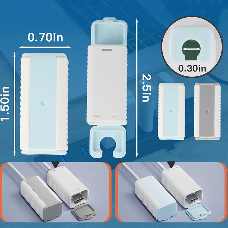 5Pcs Phone USB Cable Anti-Electric Safety Cover Child Security Protection Home Baby Safety Products Kids Security Protection