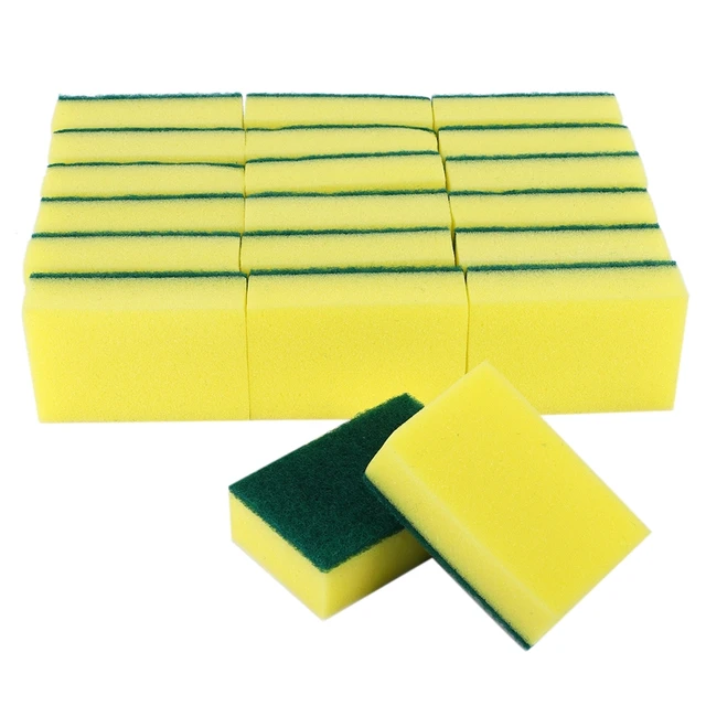 Kitchen Cleaning Sponge Dual-Sided Dish-washing Sponge For Kitchen Heavy  Duty Kitchen Sponges And Scrubbers To Clean Kitchen - AliExpress