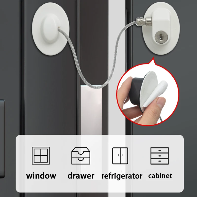 Home Window limiter Baby Door Lock Protection from Children Window Lock from Children Lockers Drawer Password Locks Baby Safety
