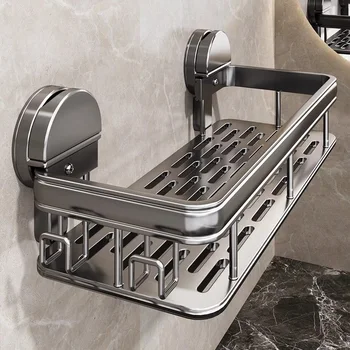 Suction Cup Bathroom Storage Rack 1