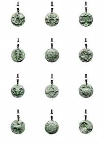 Jade Zodiac Pendant Vintage Pendants Luxury Necklaces Stone Natural Green Man Designer Jewelry Charm Chinese Gemstone Necklace