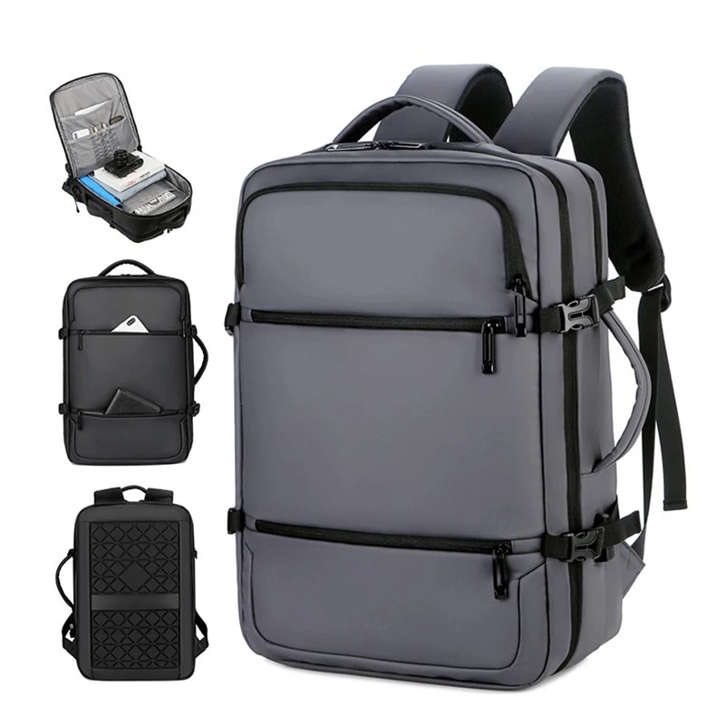 Large Capacity Business Mens Backpacks Multifunctional Waterproof Men's Bag USB Charging Leisure Backpack For Laptop 15'6
