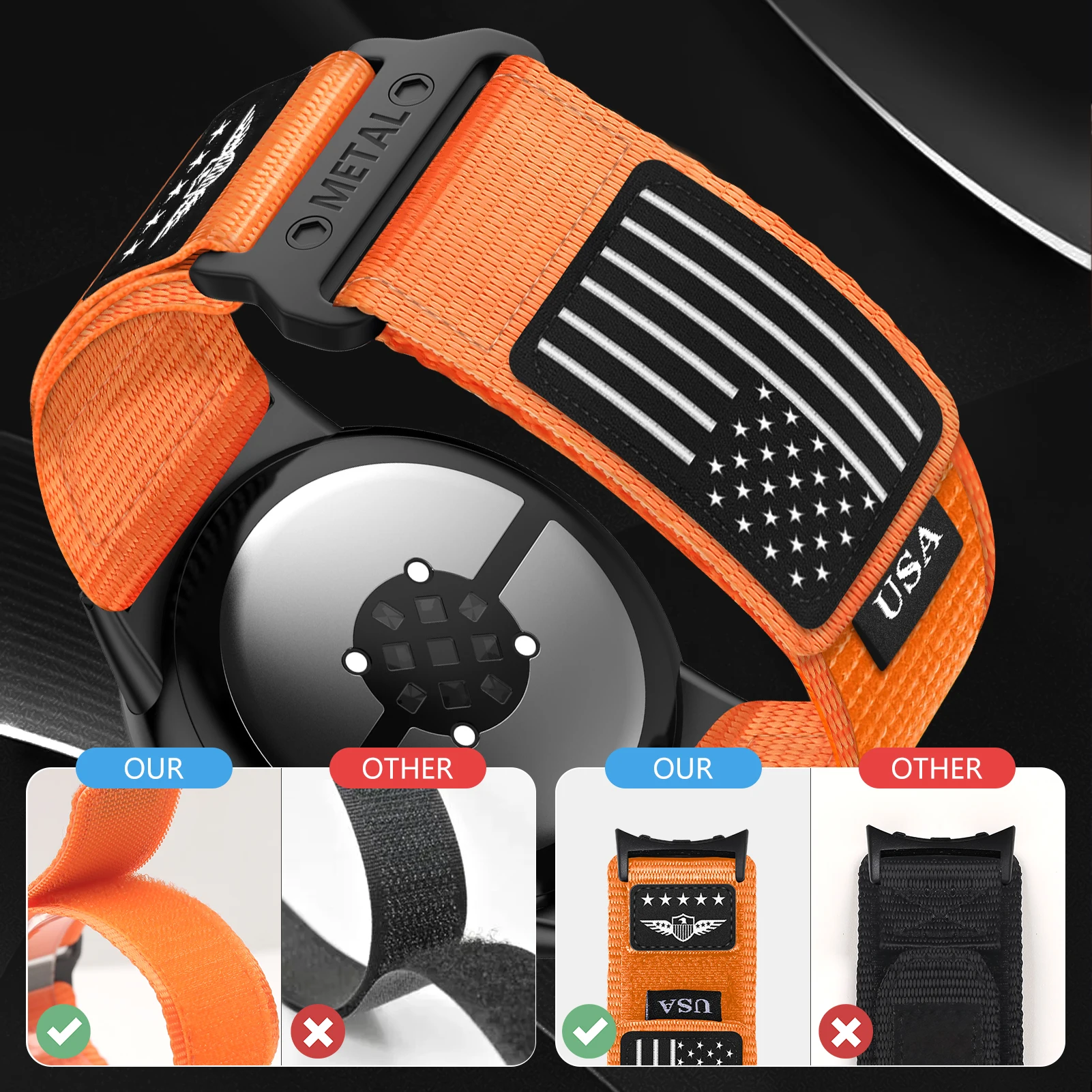Trail Loop Sport Nylon Strap - Adjustable Belt Bracelet