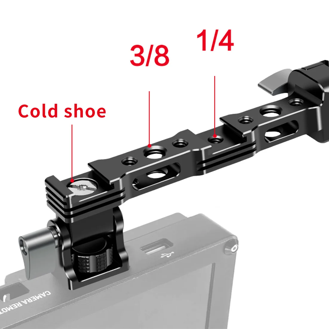 Quick Release Mount Handle Grip for Ronin SC S Gimbal Monitor Bracket 1/4'' Exte