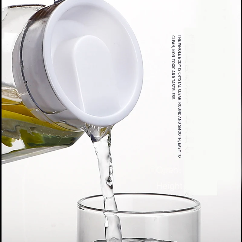 600ml/2000ml Plastic Stove Top Safe Heat Resistent Large Pitcher Kettle Hot and Iced Tea Water Juice Beverage water bottle plastic water bottle
