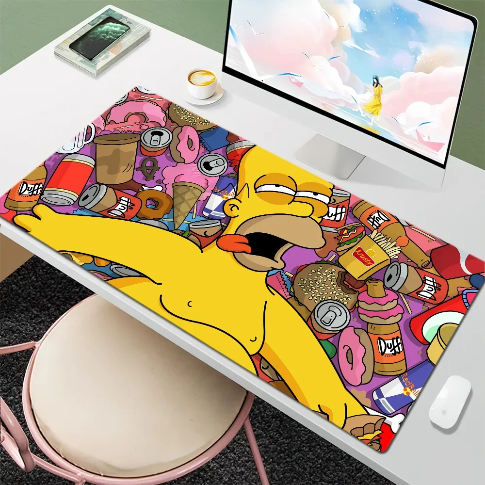 The S-Simpsons FunnyS Large PC Mouse Pad For Non-Slip Gaming Laptops Gamer Carpet Keyboard Mat Desk Protector 4