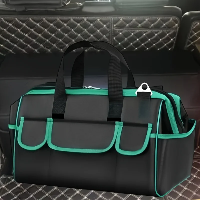 Kit di Attrezzi Portatile, Resistente all'Usura e ad Alta Capacità di Carico, Kit Multifunzionale Multistrato Specifico per Elettricisti - immagine 4