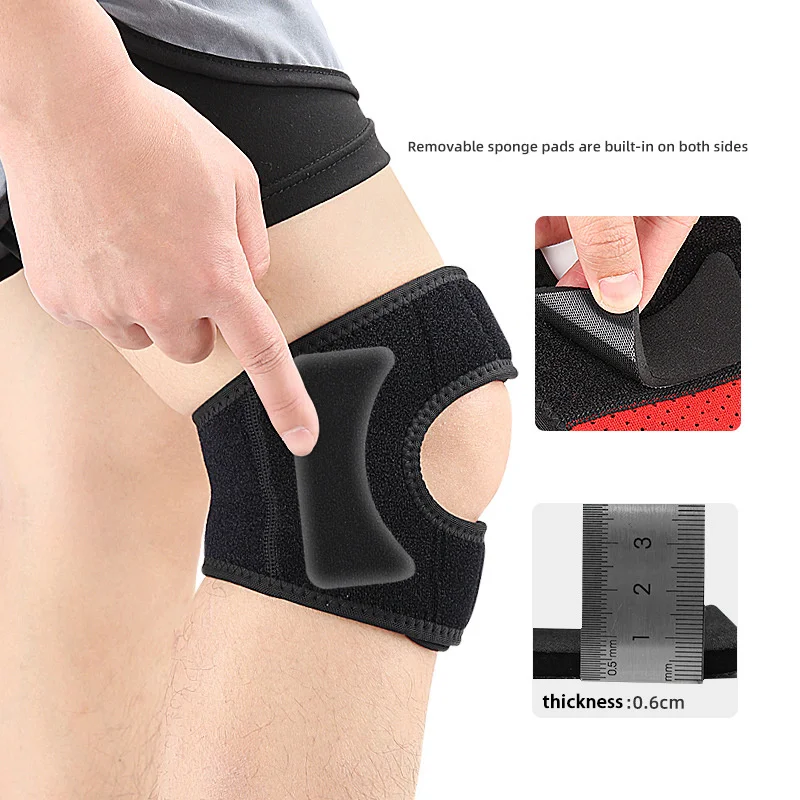

Sports Pressure Patellar Belt Outdoor Mountaineering Breathable Adjustable Basketball Running Cycling Protective Knee Protection