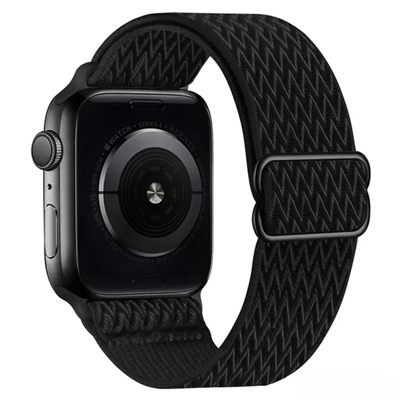 Elastic Braided Nylon Strap