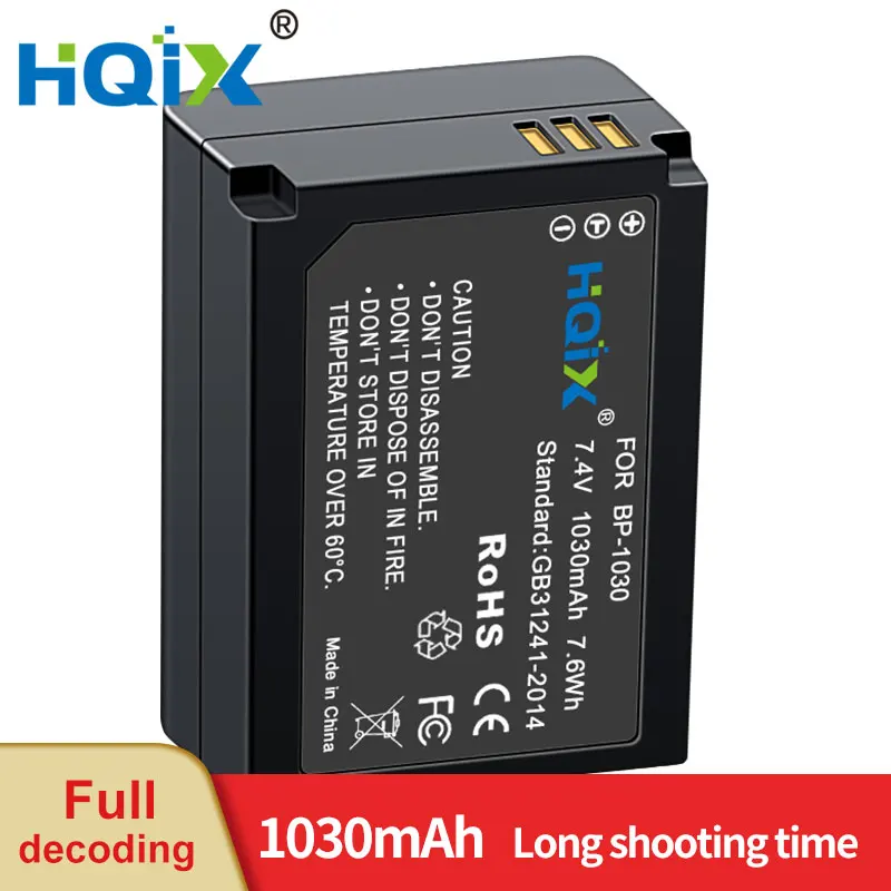 Hqix Per Samsung Nx2000 Nx1100 Tl240 Nx1000 Nx500 Nx300 Nx210 Nx200 Macchina Fotografica Bp-1030 1130 Caricatore Di Batteria