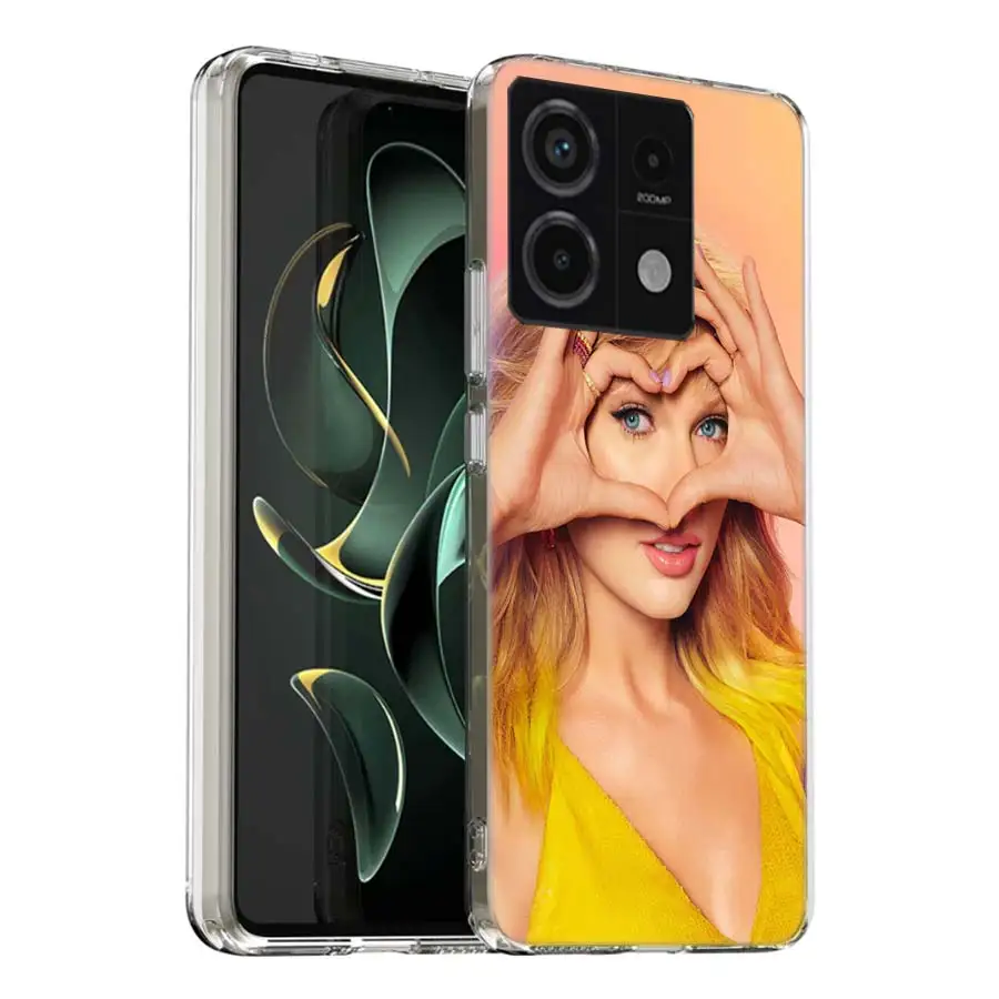 thumbnail image 1 of Funda transparente para teléfono Singer T-Taylors S-Swifts para Redmi Note 13 12 Pro+ Plus 5G 12S 12 12C 10 10A 10C 9 9A 9C 9T 8 8A K70 K60 K20 C, 1 of 5