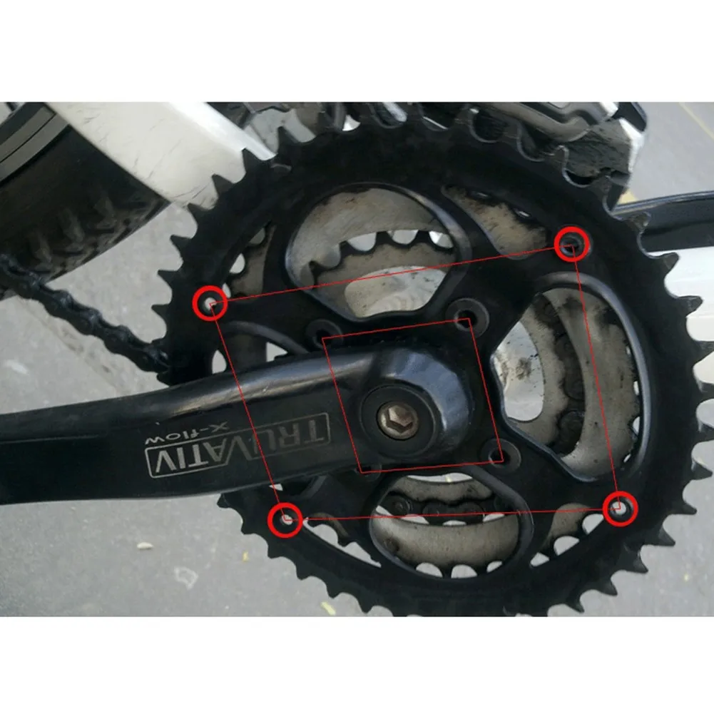 1pc Fahrrad Kurbel garnitur Kettenrad abdeckung Fahrrad rad Schutzhülle 48t Schutz Schutz Kettenrad abdeckung Schnell installation werkzeug – Detail 2