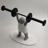 Funny Toilet Paper Shelf 3d Printing Weightlifting Figurine Napkin Rack Home Decor Organizer For Tissue Rolls, Wipes, Towels 4