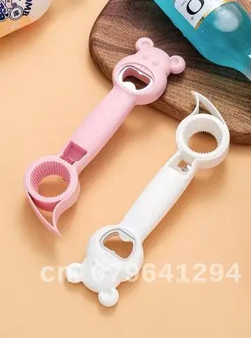 

Multi-purpose 4 in 1 Beer Bottle Opener Can Opener Bottle Cap Screwing Device Bar Tools Beer Bottle Corkscrew Kitchen Accessorie