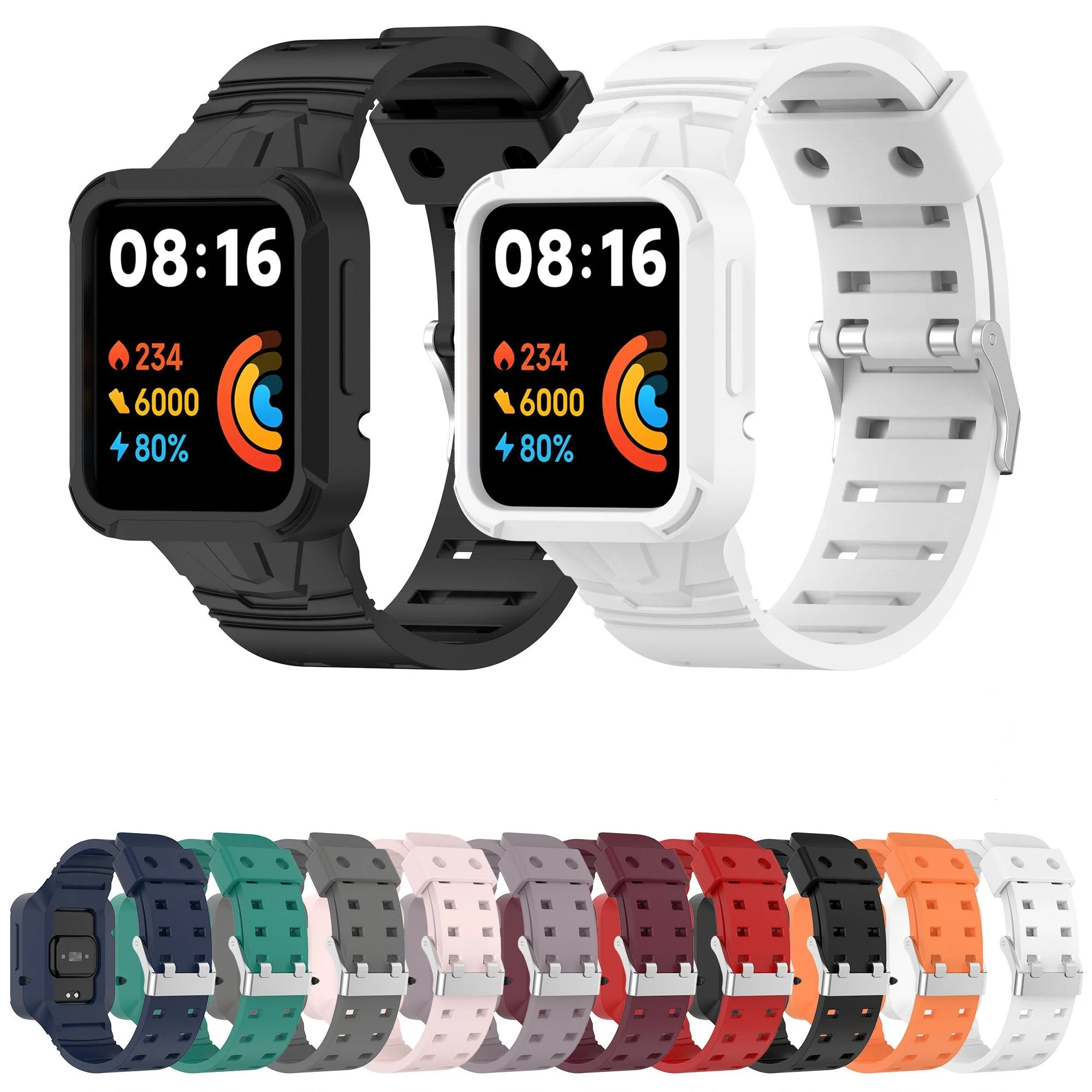 Silicone Strap For Xiaomi Mi Watch Lite Smart Watch Replacement Sport Bracelet Wristband For Redmi Watch 2 Litestrap