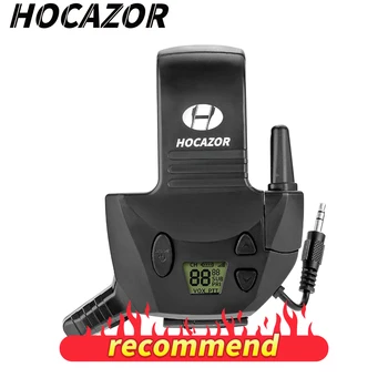 HOCAZOR 야외 사냥용 워키토키, 전술 전자 사격 귀마개, 외부 마이크 키트, 3 마일 범위, 22 채널