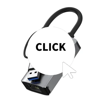 2 In 1 2.5G 2500M Wired Network Card USB/Type-C To RJ45 Adapter USB 3.0 Gigabit Ethernet Network Card Converter For PC Laptop