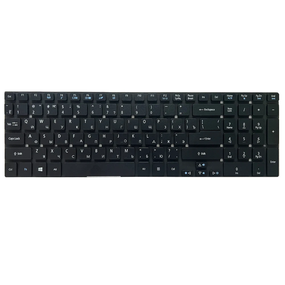 Teclado Russo para Acer Aspire Black ru E1522 E1-522g E1-510 E1-530 E1-530g E1-570 E1-570g E1-572 E1-572g E1731 E1-731g Novo - Imagem 3