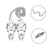 1Pairs/1PCS Adult Sex Under Bed Restraint Nipple Clamps Set Sex Bondage Fetish Toys for Women Metal Nipple Clamps Breast 1
