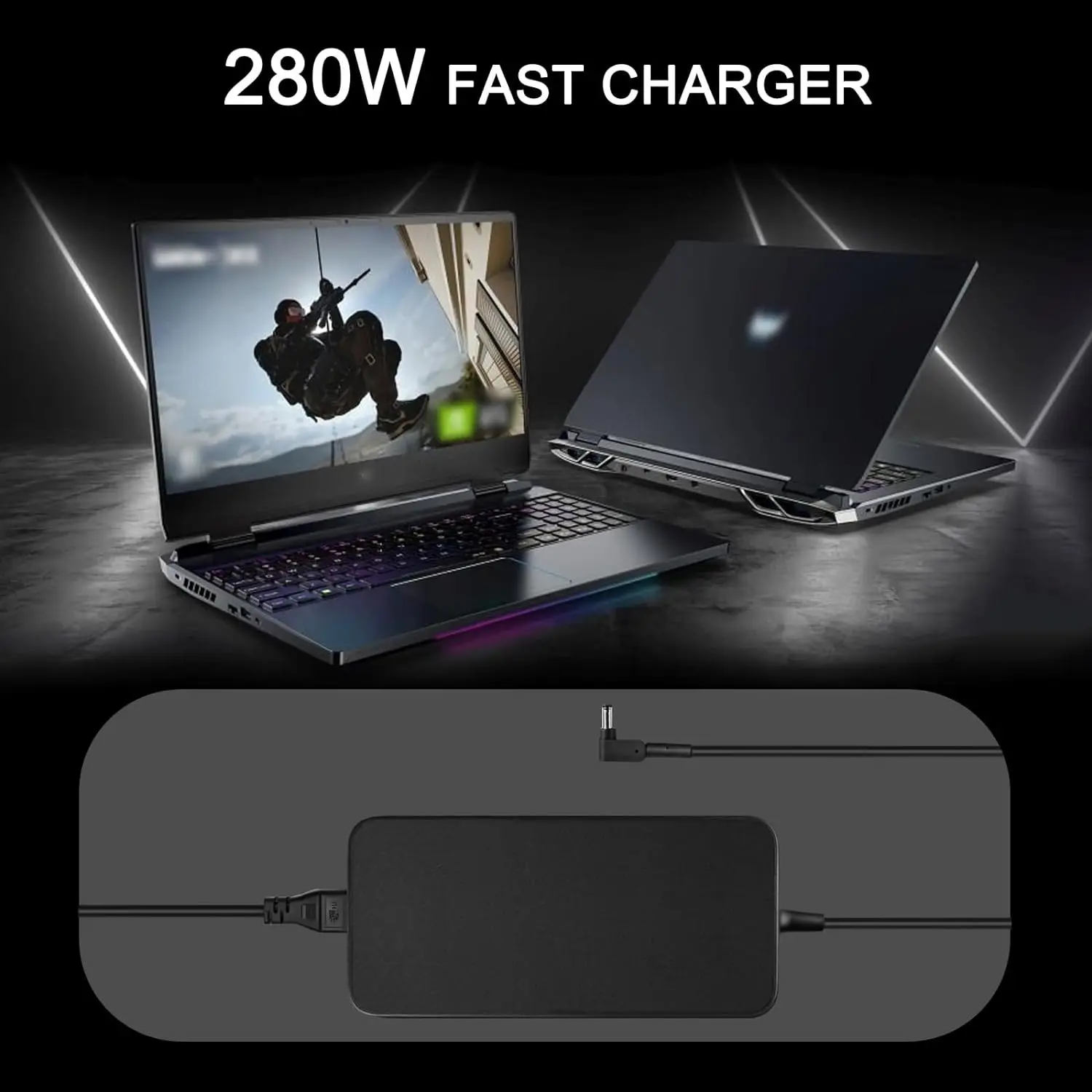 Acer Predator Helios 300 PH315-55 PH317-56 Nitro 5 AN515-46 AN515-58 AN517-42 AN517-55 Nitro 16 AN용 280W 전원 공급 장치 충전