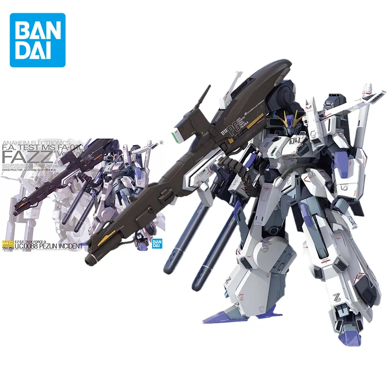 

Bandai Genuine Gundam Model Kit Anime Figure MG 1/100 FAZZ VER.KA Gundam Action Figures Collectible Toys Gifts for Kids