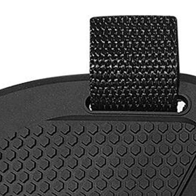 2Pcs Generic Motorcycle Shoe Protectors Black Stretch Elastic Band Honeycomb