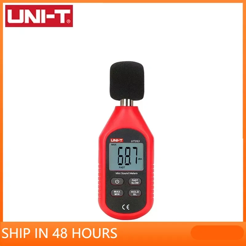 UNI-T UT353 Noise Measuring Instrument db Meter 30~130dB Mini Audio Sound Level Meter Decibel Monitor