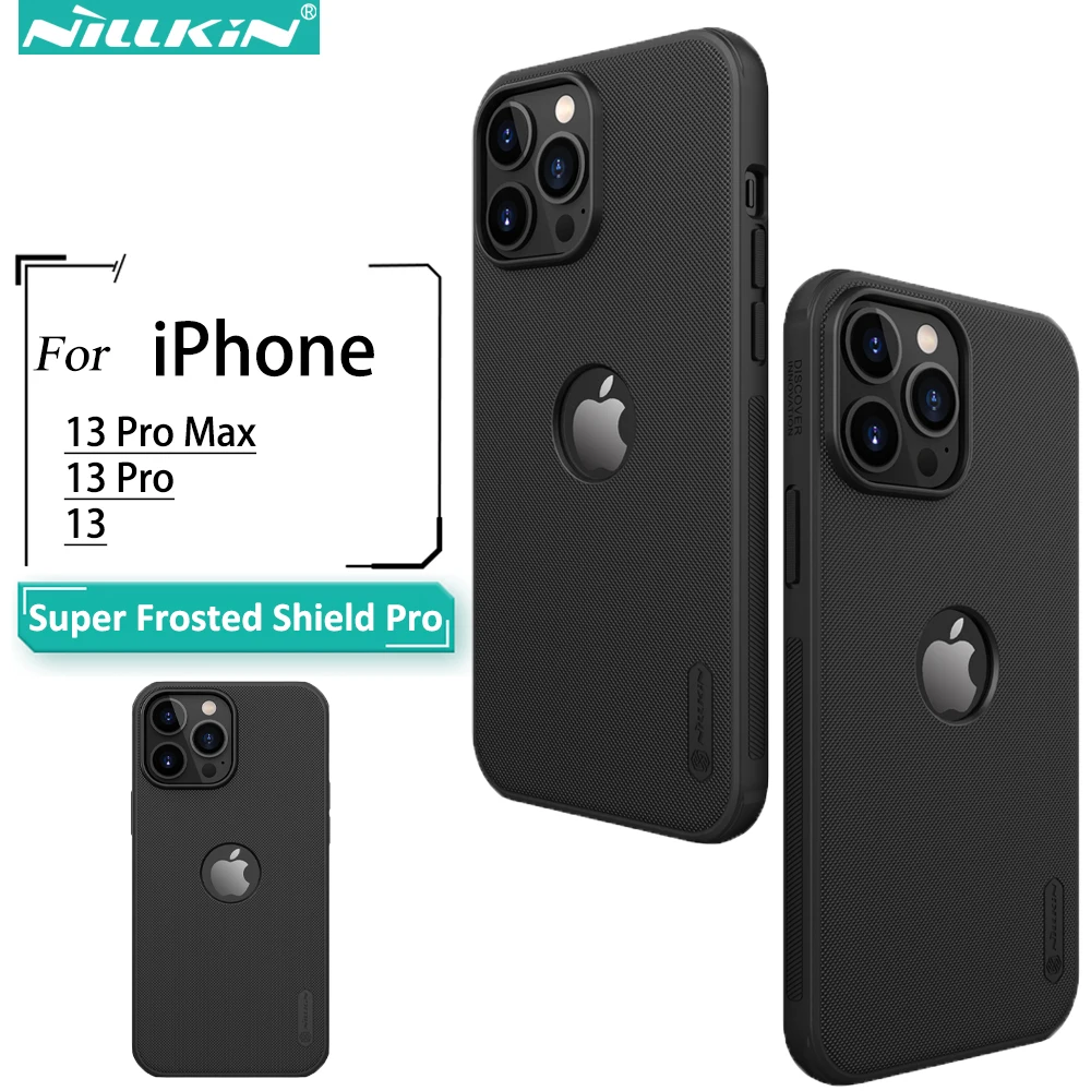 

Nillkin Case for iPhone 13 Pro Max Slim PC+TPU Anti-Scratch Fingerprint Proof Phone Protective Cover for 13 pro / 13