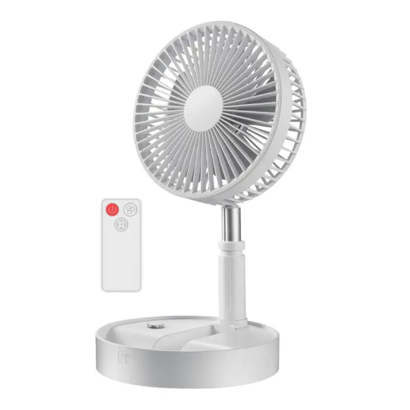 E9LB Rechargeable USB Table Fan 7200mAh Portable Mini Stand Fan Cooling Small Foldable Fan for Desk Home Office Bedroom 2