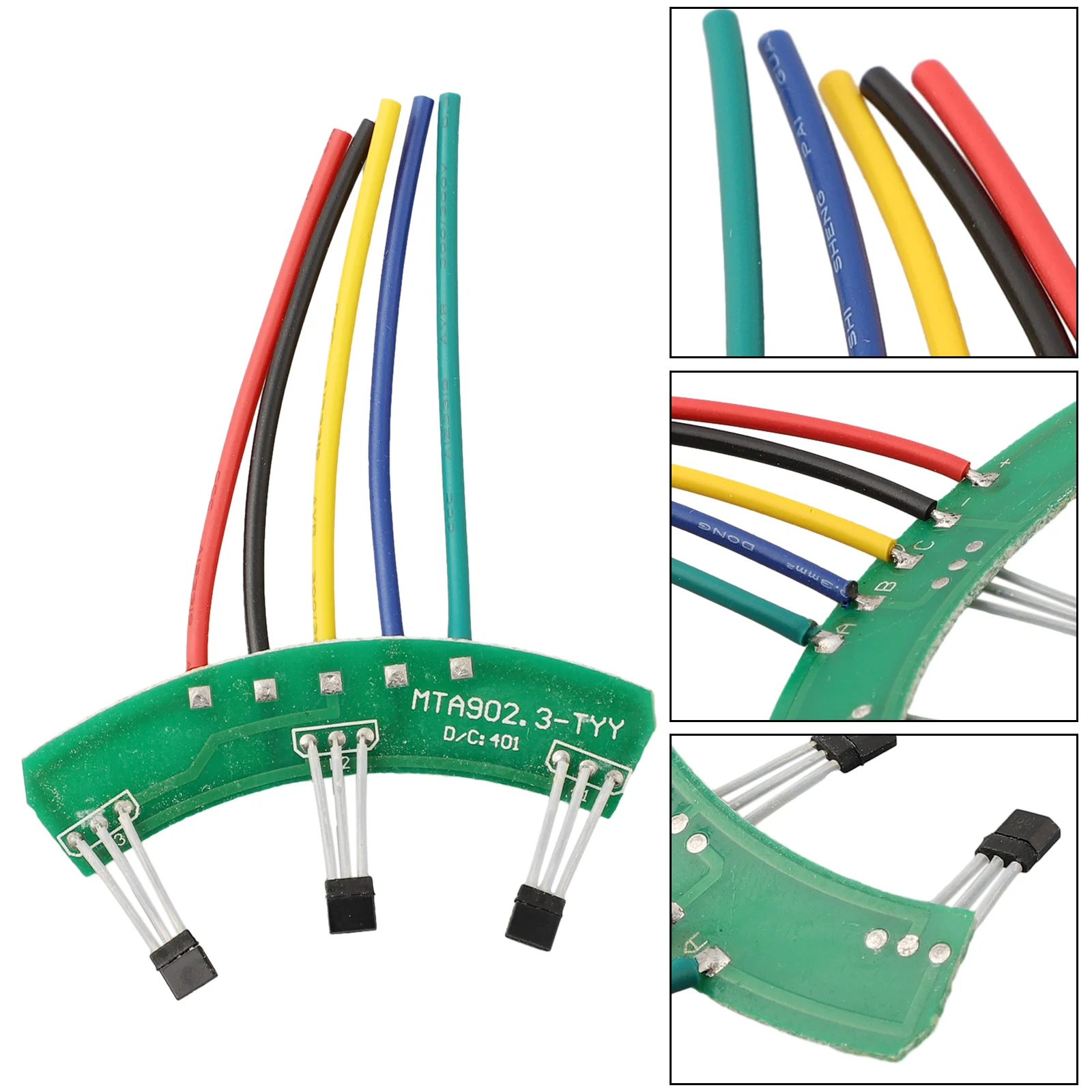 Elektrofahrzeug 500-2000 W Hall-Sensor für 3-Rad-Motorserie Motoren Hall-Sensor PCB Board Kabel Ersatzteile Zubehör – Detail 1