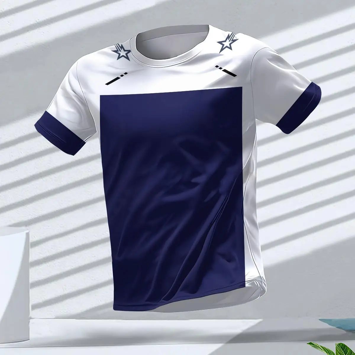 thumbnail image 1 of Camiseta de hombre para gimnasio, secado rápido, para correr, deportes al aire libre, camisetas transpirables, camisetas de manga corta para correr, ropa deportiva para hombre, tops, 1 of 5