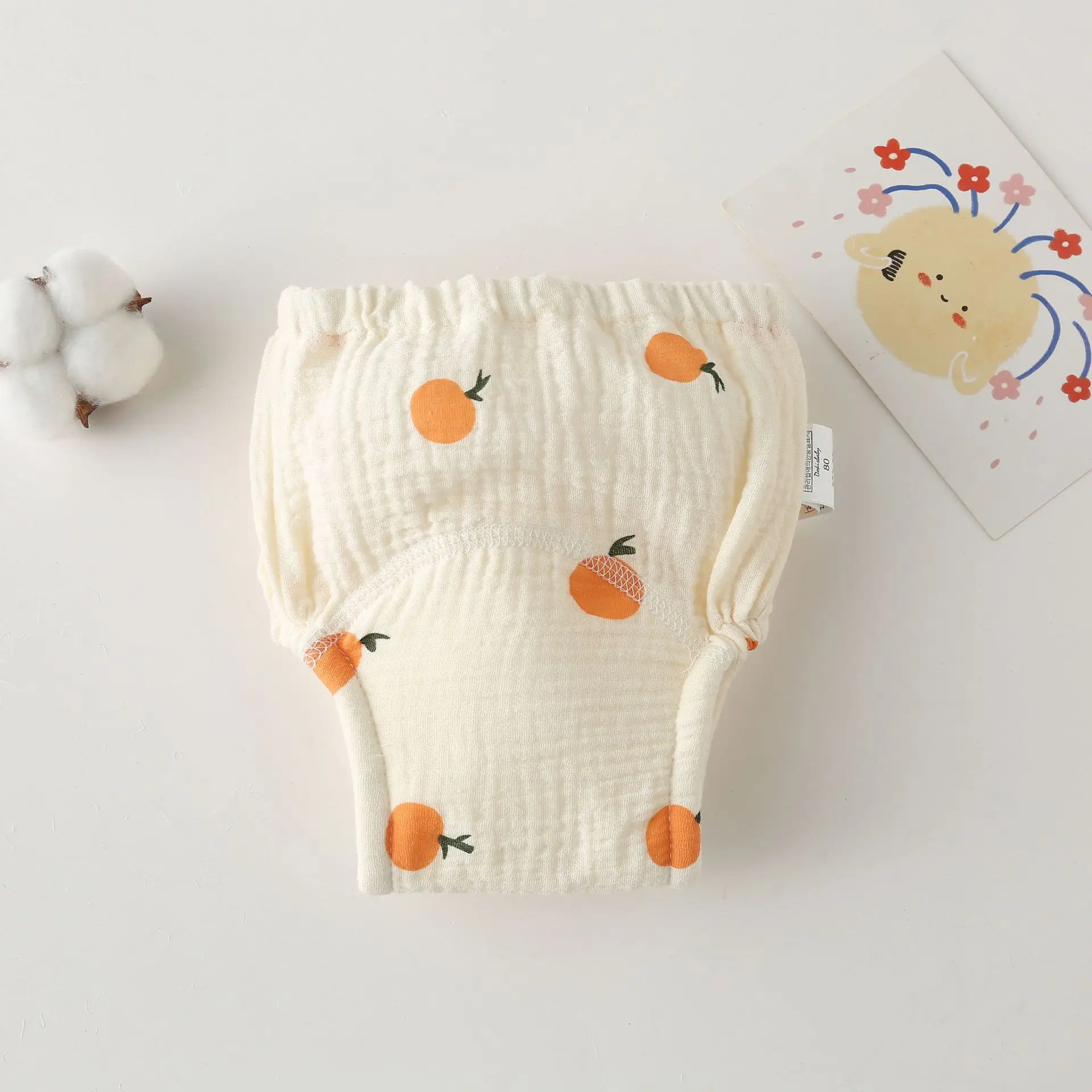Cotton Baby Waterproof Reusable Training Shorts and Nappies