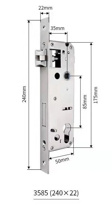 YRHAND هيكل قفل نقر بأحجام مختلفة لحجم القفل الذكي...