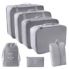 7 Pcs Set Travel Organizer Storage Bags Suitcase Packing Cubes Set Cases Portable Luggage Clothes Shoe Tidy Pouch Folding.-zmt 4