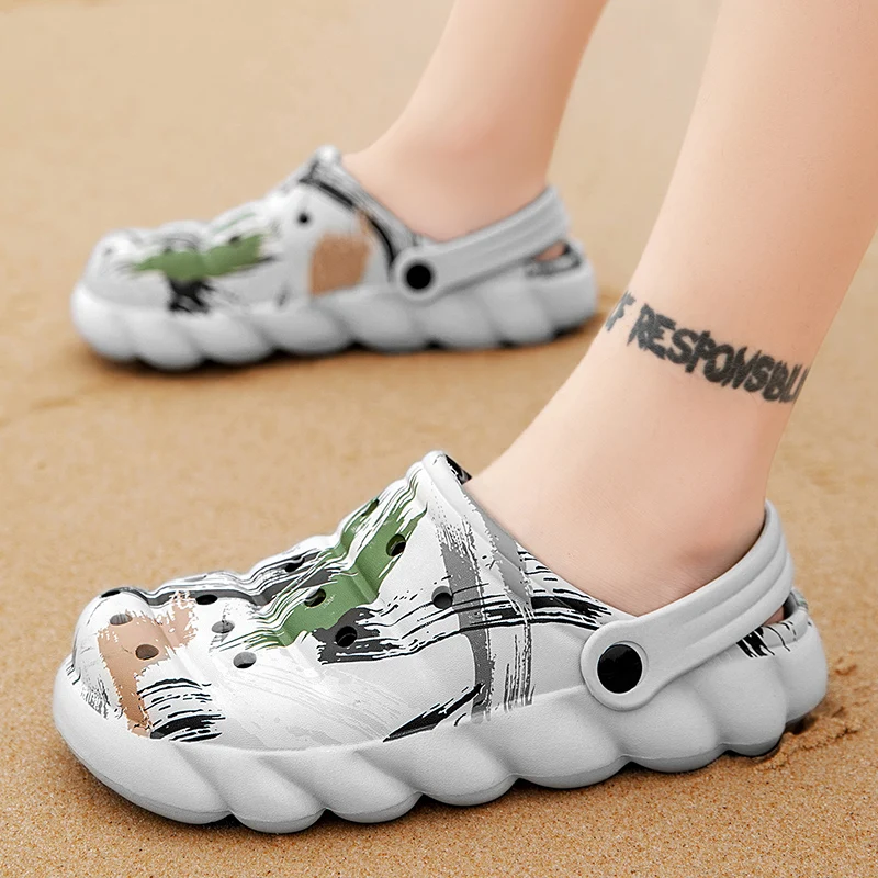 Mens Fishing Sandals Summer Garden Clogs Sandal Beach Sandals Outdoor Sports Slippers