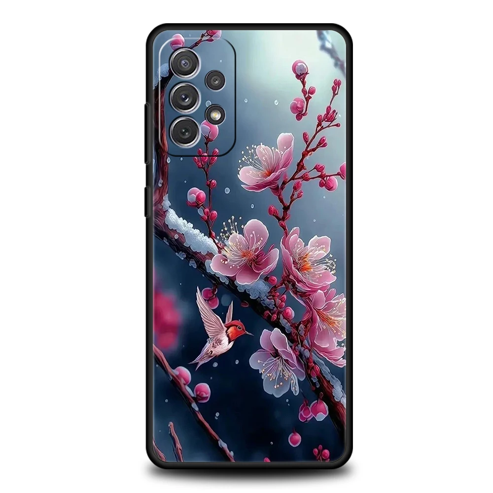 Cherry Blossoms Soft Shell Phone Case