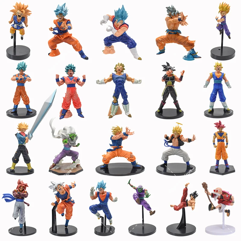 Dragon Ball Z Figure Anime Son Goku Gohan Piccolo Vegeta Vegetale Burdock Trunks Gogeta Action Figurine Model Collection Toys