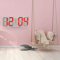 Table 3D LED Alarm Clock Date/Temperature for Home Kitchen Offices Clock Decoration Garden Clocks Wall Clock Times Digital Decor 2