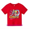 2024 New Naruto Zhu Li Naruto Summer Cool Children t shirt Leisure Pillar Man Cartoon T-shirt Boys And Girls 3-15 Years Old 4